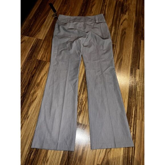 NEW Y2K Design By Olivia Women's Relaxed Boot-Cut Pants Trousers Gray M Medium - Picture 2 of 4